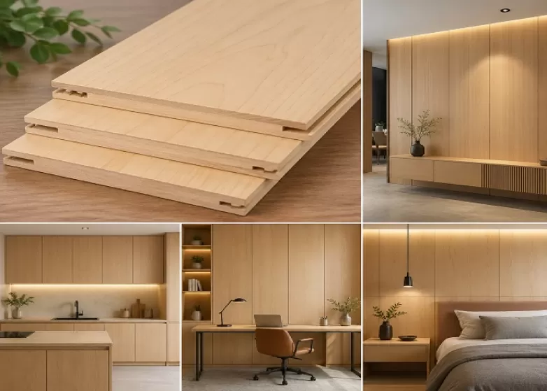Montagefertige Ahorn-Paneele: Eine praktische und elegante Lösung für moderne Innenanwendungen