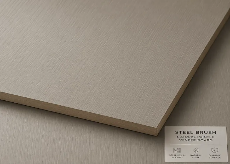 Vollständige technische und designbezogene Referenz für dekorative Paneele mit Stahlbürsten, natürliche Lackplatten
